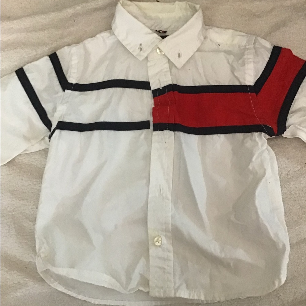 Tommy Hilfiger button up shirt baby 12m